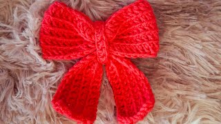 Crochet Bow | Easy Bow clip making |