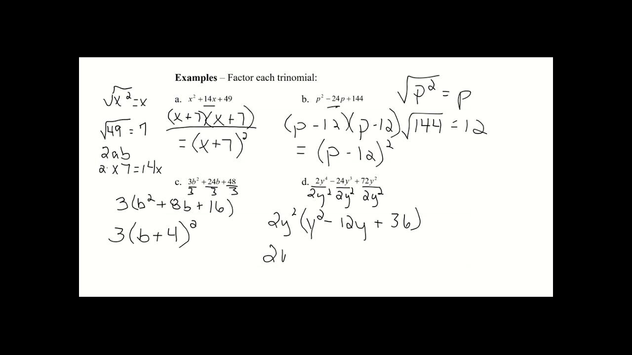 Math 025 Module 1 Part 3 Youtube