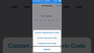 How to Set Long Numeric Password in Apple iPhone iOS