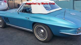 1965 corvette stingray | How to install convertible top by meca auto upholstery