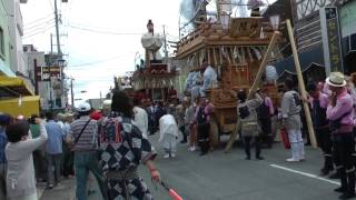 鹿島神宮 式年大祭御船祭2014　山車角内通り集合へ　茨城県鹿嶋市 00096