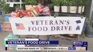 Food drive collecting essential items for veterans in Altoona