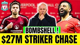 🔴 LIVERPOOL TRANSFER BOMBSHELL: SALAH RECORD DEAL!  Arne Slot Boost \u0026 $27M Striker Chase! 🚨 #LFC