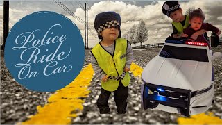 Police Power Wheels Ride on childs car review from RiiRoo