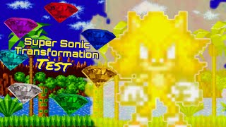 Super Sonic Transformation Test.