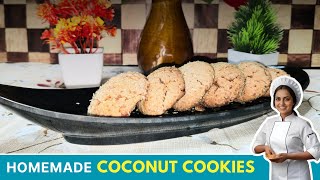 Homemade Healthy Coconut Cookies 🍪 | Healthy Coconut Cookies Recipe