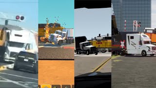 Scrap Mechanic/BeamNG drive/Brick Rigs Train vs Car!