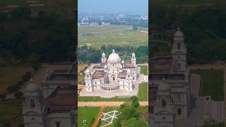 Amazing Aerial Drone View of Victoria Memorial, Kolkata