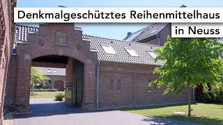 Zu kaufen in Neuss-Holzheim: Denkmalgeschütztes Reihenmittelhaus im Vierkanthof