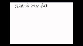 5-3 Definite Integrals