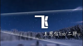 【王恩信Est 二胖u】飞 音乐视频MV 动态歌词Lyrics 无损音质