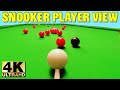 How To Play Snooker Player View / Headcam POV GoPro