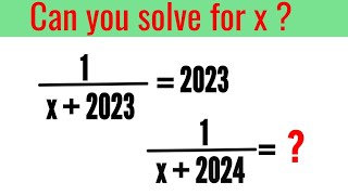 Can you solve this? | A very nice math olympiad algebra problem #math