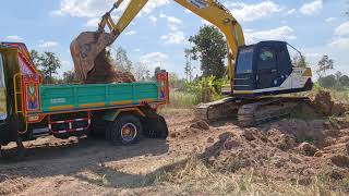 8แสนแพงหรือเปล่า kobelco sk120-1 Mark 3 Dump Truck Excavator