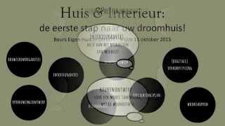 Huis \u0026 Interieur | Beurs Eigen Huis oktober 2015 #HuisEnInterieur