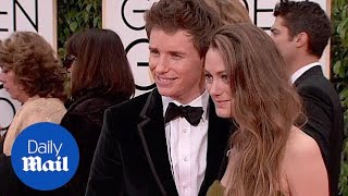 Eddie Redmayne & wife at the 2015 Golden Globe Awards - Daily Mail