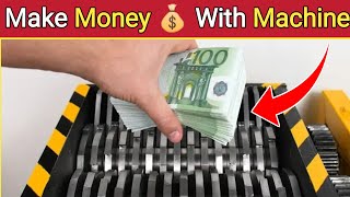 NEVER DO THIS! - Shredding REAL Money | Black Craft | Make Real Money With Machine | 5 Minutes Craft