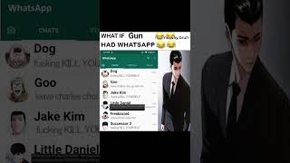 What IF Gun Had WhatsApp | Lookism Meme| #lookism #webtoon