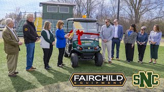 Fairchild Equipment Donates New Cushman Utility Vehicle to St. Norbert College Athletics