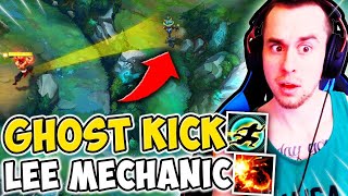 NEW "GHOST KICK" LEE SIN COMBO IS THE COOLEST MECHANIC! (DIFFICULT) - League of Legends