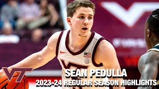 Sean Pedulla 2023-24 Regular Season Highlights | Virginia Tech Guard