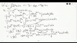 Reduction formulae part1