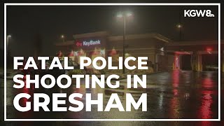 Police shoot and kill Gresham bank robbery suspect