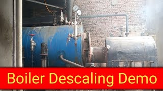 Boiler descaling demo || Procedure of acid cleaning || Boiler chemical cleaning || MAJID VLOGS