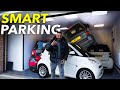 Fitting 4 Smart Cars In The Smallest Garage In The UK!