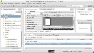 Hello World, Eclipse ADT Bundle with Android SDK