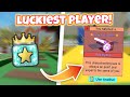 Reacting to the *LUCKIEST* Players in Bee Swarm..