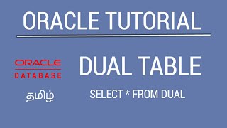 Oracle Dual Table | Tamil | iCoding