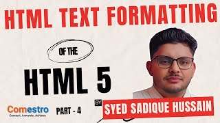 HTML5 From Basic to Advance with CSS - Web Designing - html Text Formatting - Part - 6