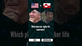 USA vs. Greenland: 7 Surprising Facts in 60 Seconds #youtubeshorts   #greenland