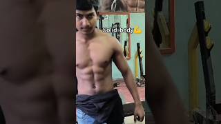 Solid body 💪 | Gym boy fitness workout | Vikram sahu Gym shorts | #shorts #gym #bodybuilder