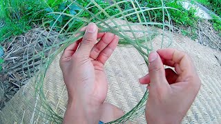 5 minutes Bamboo craft Part 15 - The secret of weaving bamboo basket