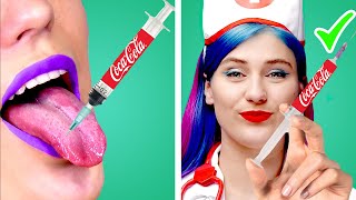 11 Crazy Ways to Sneak Food Into the Hospital! Funny Situations & Edible DIY Ideas by Crafty Panda