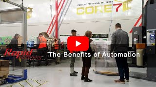 Demo 4,500 sq/ft of Packaging Equipment and Automation in MN at Rapid Packaging's Automation Center