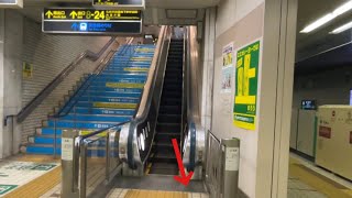 2X エスカレーター 3X エレベーター 札幌市営地下鉄南北線 大通駅からさっぽろ駅へ