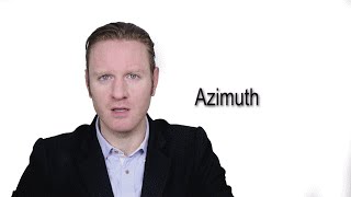 Azimuth - Meaning | Pronunciation || Word Wor(l)d - Audio Video Dictionary