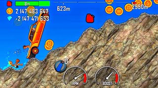 hill climb racing - luxury car on mountain 🗻 | android iOS gameplay #773 Mrmai Gaming