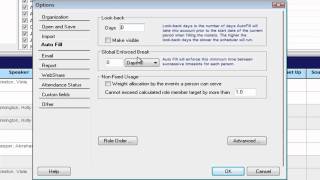 09 Smartroster tutorial: Automatic scheduling