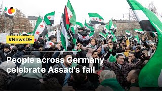 People across Germany celebrate Assad's fall | #NewsDE