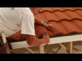 fixing installing lightweight roofing roma profile nail points