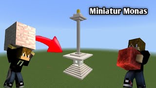 Gw Membuat Miniatur Monas di Minecraft |Minecraft Indonesia|