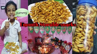 ସକାଳର ପୂଜା ସହିତ 1 month Storable snacks ra recipe, kaju biscuits