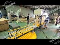 物流線logistics line 大紙箱熱熔膠噴膠黏合包裝線large carton hot melt glue spray adhesive packaging line