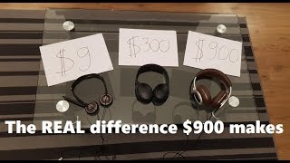 $9 vs $900 Headphones, the REAL differences!