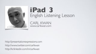 iPad 3 Launch English Listening Lesson