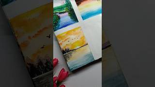 sunrise painting ✨ sunrise painting 🎨#art#viral...